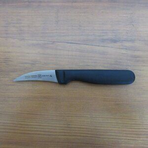 Wusthof Dreizack Paring Peeling Knife 4036 Solingen Germany Black Handle Color